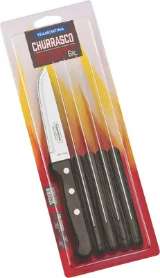 Obrázek produktu pro Sada 6 ks nožů na steaky Gaucho Tramontina brown 29899159, vyrobeno v Brazílii