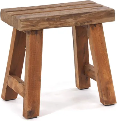 Produktbild von "RUSTIC" | 41x42x24 cm, Recycling Holz | Holzhocker