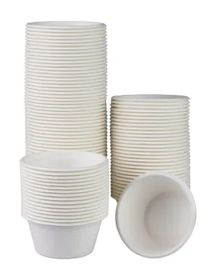 Immagine prodotto di Love Nature Tazza da condimento biologica in polpa di canna da zucchero 60 ml 100 pezzi - Contenitore per condimenti - Tazza per salse - Contenitore per salse