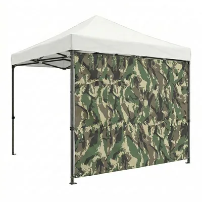 Produktbild von Seitenplane für Gartenpavillon 300x200 cm aus PVC Camouflage
