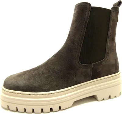 Produktbild von Gabor Comfort Chelsea Boot - Grau Veloursleder Größe: 41 Normal