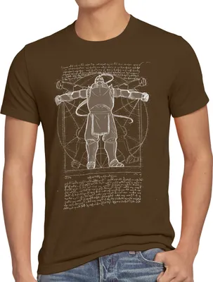 Produktbild von style3 Vitruvianischer Alfred Herren T-Shirt alchemist anime manga japan full metal