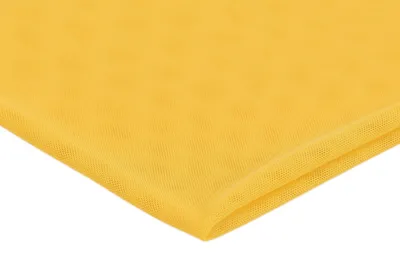 Immagine prodotto di Tessuto in rete elastica di tulle, giallo, 50 x 150 cm