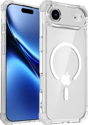 Produktbild von Magnetisch Hülle für iPhone Air Kompatibel mit Magsafe Stoßfest Militärschutz Transparente Handyhülle Klar