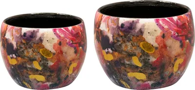 Immagine prodotto di TS Collection - Vaso da fiori Sweet magnolia - Mini set con 2 vasi da fiori