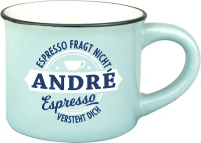 Produktbild von Persönliche Espressotasse Mokkatasse - André