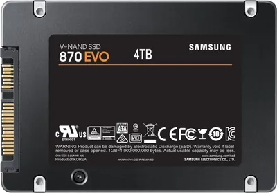 Produktbild von Samsung 870 EVO 4 TB 2.5  Serial ATA III V-NAND