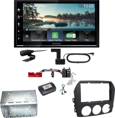 Produktbild von Kenwood DMX7722DABS Android Auto CarPlay Bluetooth Einbauset für Mazda MX-5 NC