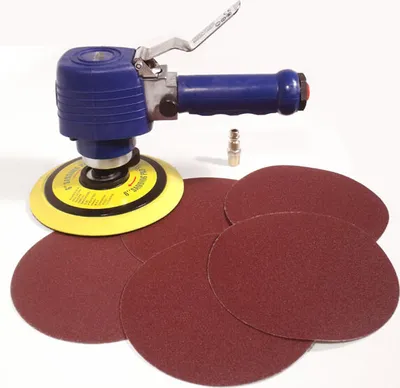 Produktbild von Mauk Druckluft Schleifer Exzenterschleifer  150mm inkl. Scheiben