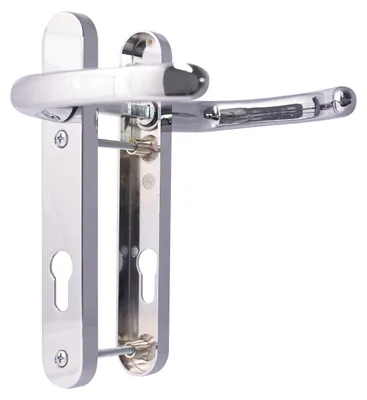 Productafbeelding van UPVC Deurgrepen Gepolijst Chroom 92mm PZ