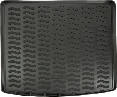 Image de Tapis De Coffre Caoutchouc Premium Pour Volkswagen Golf 5 / Golf 6 / Golf 7 2007-2019 Kombi, Bord Haut, Antidérapant, Inodore, Toutes Saisons