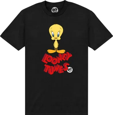 Produktbild von Looney Tunes - "80th" T-Shirt für Herren/Damen Uni PN282 (M) (Schwarz)
