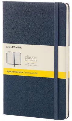 Image de Bloc-notes Classic 13x21 tw. chèque - saphir MOLESKIN