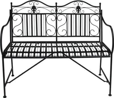 Produktbild von Celia Metall Gartenbank 2-Sitzer 106x91x57 cm