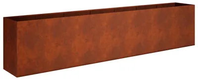 Produktbild von vidaXL Garten-Pflanzgefäß Rostoptik 280 x 40 x 60 cm Wetterfeststahl