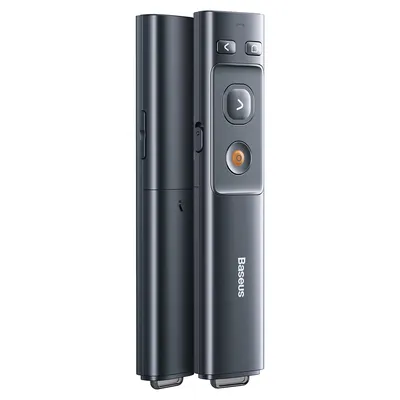 Produktbild von Baseus Orange Dot Ai Laser Pointer Mit Automatischer Sprachausgabe, Zwei Laser - Grau
