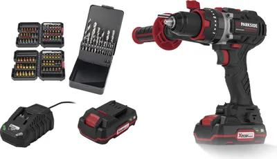Immagine prodotto di Set di avvio per trapano avvitatore a batteria Parkside da 20V, modello PSBSAP 20-Li C3