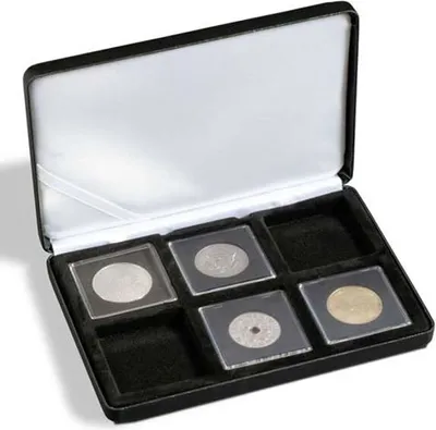 Produktbild von Münzetui NOBILE für 6 QUADRUM-Kapseln, schwarz