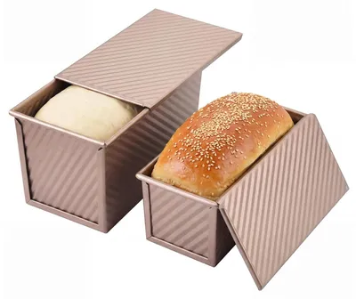 Zdjęcie produktu dla OTraki, zestaw 2 form do pieczenia tostowego chleba, mały zestaw form do pieczenia tostowego chleba (19