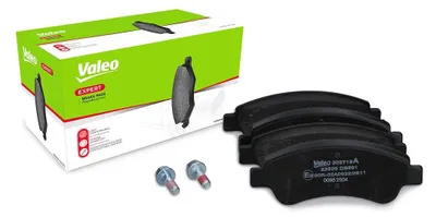 Produktbild von Bremsbelagsatz Scheiben vorne 18 mm VALEO für u.a. PEUGEOT 208