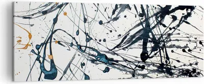 Produktbild von Bild auf Leinwand - Leinwandbild - Abstraktion modern - 140x50cm - Wand Bild - Wanddeko - Leinwanddruck - Bilder - Kunstdruck - Wanddekoration - Leinwand bilder - Wandkunst - AB140x50-3442