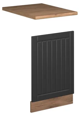 Imagen del producto de Panel frontal Vicco Fame-Line Gris oscuro/Roble dorado 45 cm, ET Roble, Model 57157