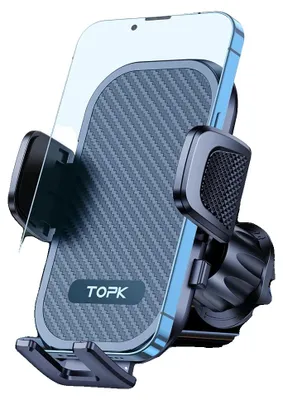 Productafbeelding van Autohouder voor telefoon, eenvoudige installatie, 360° draaibaar, geschikt voor bevestiging op de luchtventilatieopening