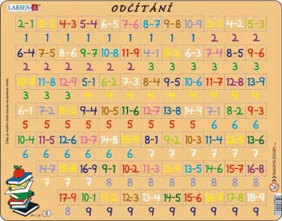 Immagine prodotto di Puzzle MAXI - Sottrazione/81 pezzi