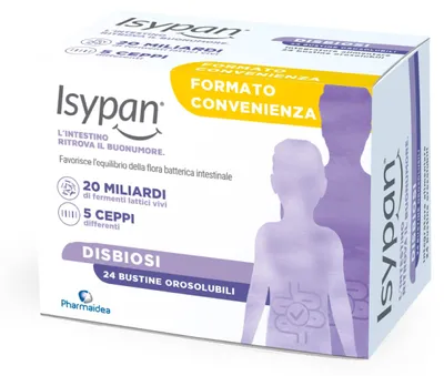 Productafbeelding van ISYPAN PROBIOTICA, 24 sachets, oplosbare poeders, 1 gram