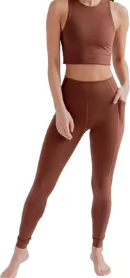 Produktbild von Girlfriend Collective Pocket Sport-Leggings mit hoher Taille für Frauen S