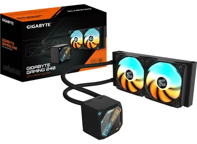 Obrázok produktu pre GIGABYTE GAMING 240, Vodné chladenie typu všetko v jednom, 12 cm, Čierna