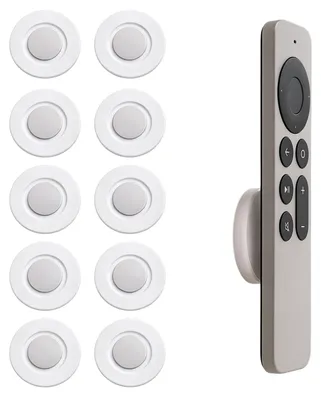 Magnetische Wandhalter für Fernbedienungen, 10 Stück, weiß, selbstklebend