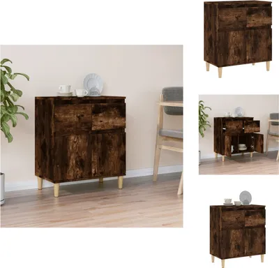 Produktbild von vidaXL Sideboard Räuchereiche 60x35x70 cm Holzwerkstoff -  Sideboards