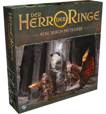 Obrázok produktu pre Asmodee Der Herr der Ringe: Reise durch Mittelerde - Dunkle Pfade - Erwachsene & Kinder