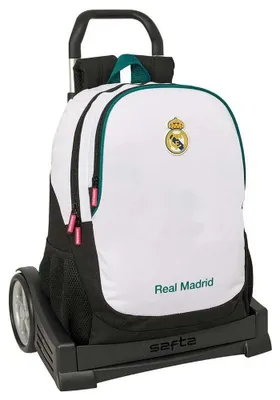 Produktbild von Safta Real Madrid 26/27 22.5l Rucksack Mit Rollen Weiß Kinder Weiß One Size