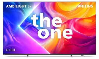 Zdjęcie produktu dla Philips Ambilight 75PUS9010/12, 190,5 cm (75"), 3840 x 2160 px, QLED, Smart TV, Wi-Fi, Metaliczny