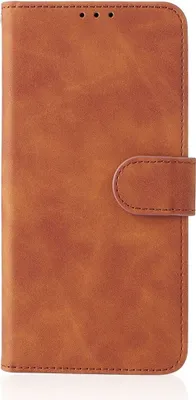 Produktbild von König Design Hülle kompatibel mit Xiaomi Redmi Note 11 Pro / Note 11 Pro+ 5G Kunstleder Handyhülle - Handy Case Braun