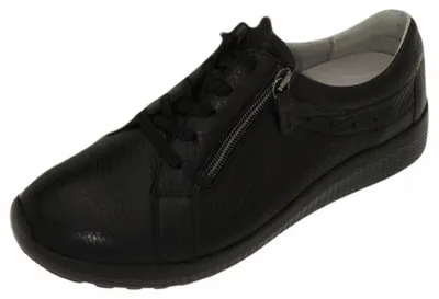 Produktbild von Waldläufer Damen Schnürschuhe, schwarz, Gr.44