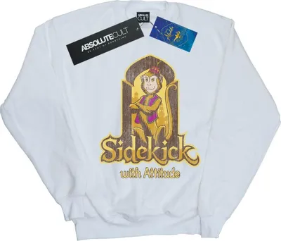 Produktbild von Disney - "Sidekick Attitude" Sweatshirt für Damen BI5438 (M) (Weiß)