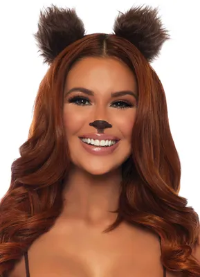 Produktbild von Braunbär Ohren - Fasching Halloween Tier Kostüm