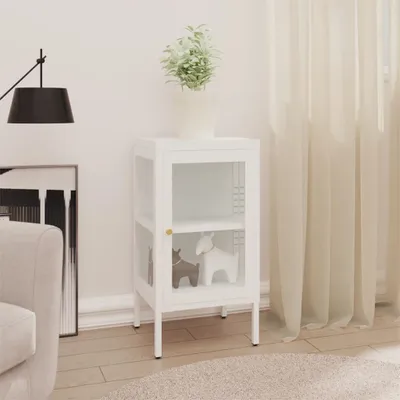 Produktbild von vidaXL Sideboard 38x35x70 cm Metall und Glas