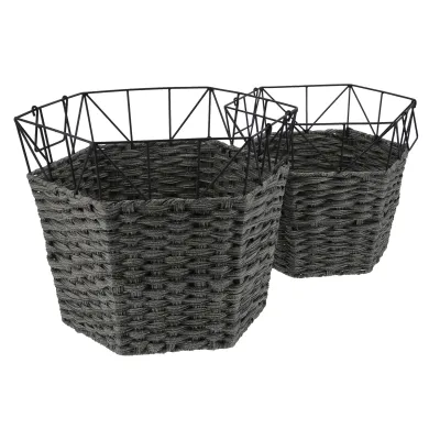 Obrázek produktu pro 31172100829112PCS Kovaný koš na špinavé oblečení Koš na prádlo Organizátor domácích potřeb