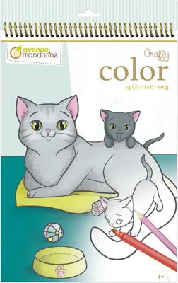 Produktbild von Avenue Mandarine 5x Graffy Color, Haustiere, Mutter/Kind - Mehrfarbig GY105C