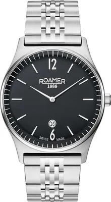 Produktbild von Roamer Herren Armbanduhr Elements 40 mm Armband Edelstahl 650810 41 55 50