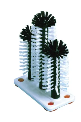 Produktbild von Gläserspüler 3 Bürsten Spülbürsten mit Saugplatte Gläserbürste spülen , Variante:2