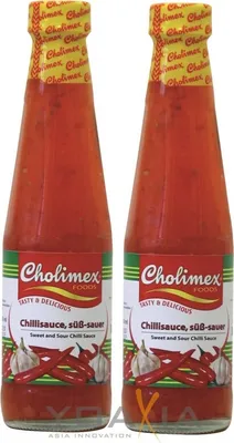 Produktbild von 2er-Pack CHOLIMEX Chilisauce, süß-sauer (2x 250ml) | Süß Sauer Sauce