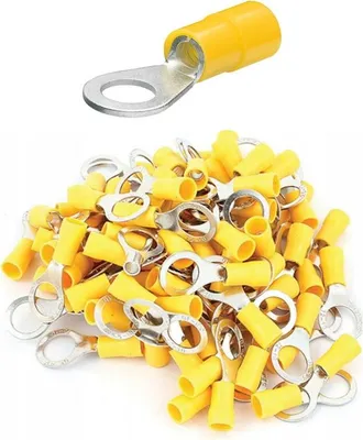 Immagine prodotto di Capocorda ad anello isolato 6/5 giallo (100 pz.)