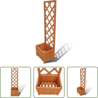 Immagine prodotto di Fioriera con supporto per rampicanti 40 x 30 x 135 cm