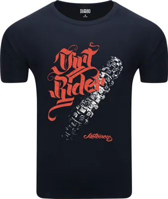 Obrázok produktu pre Diarbo pánske tričko s potlačou motokrosového nadšenca Dirt Rider tmavomodré veľkosť XL