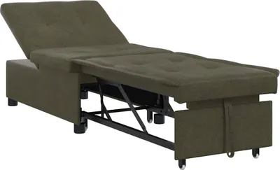 Produktbild von vidaXL Schlafsofa Dunkelgrau 194 x 67 x 82 cm Huahua Stoff